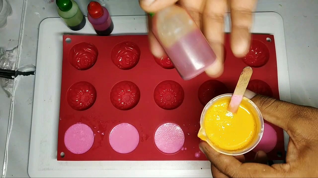 color full soap