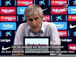 33e j. - Setién : "Je ne vais pas présenter mes excuses à Griezmann"