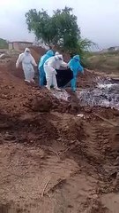 इंसानियत हुई शर्मसार, कर्नाटक में एक ही गड्ढे में फेंके कोरोना से मृत लोगों के शव, वीडियो वायरल