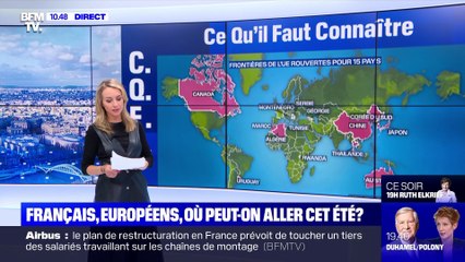 Français, Européens, où peut-on aller cet été ? - 01/07