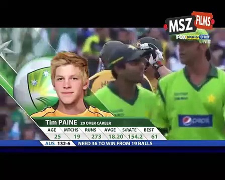 Muhammad Amir vs Australia T20 2010 series