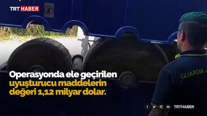 İtalya'da 1,12 milyar dolar değerinde uyuşturucu ele geçirildi