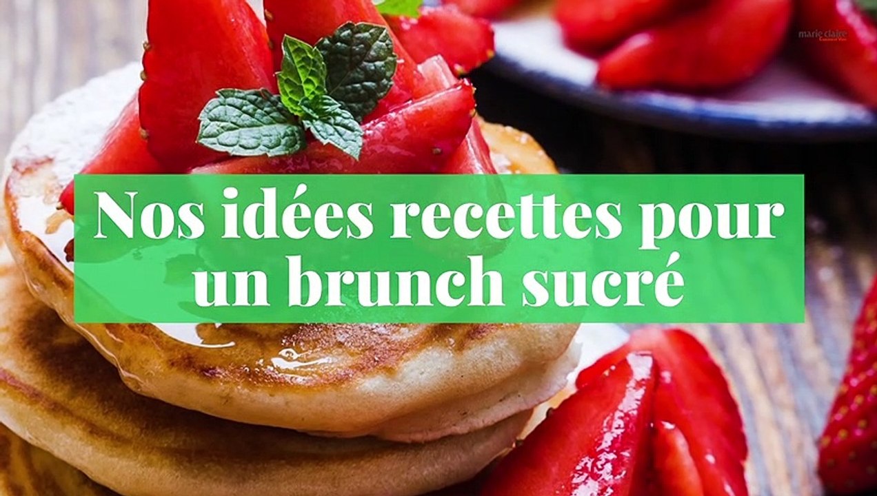 Recettes pour un brunch sucré