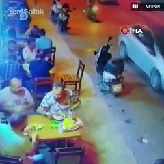 Lokantada silahlı saldırı anı kamerada