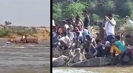 मानसून अलर्ट: नदी के बहाव में फंस गया ट्रैक्टर, देखिए रोंगटे खड़े कर देने वाला वीडियो