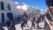 Las autoridades españolas y portuguesas llegan a Elvas (Portugal)