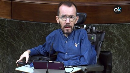 Olona contra el ‘ayatolá’ Echenique por la pedrada: «Justifica que se lapide a las mujeres de derechas»