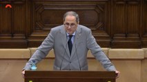 Torra acusa al Gobierno de aplicar un 155 