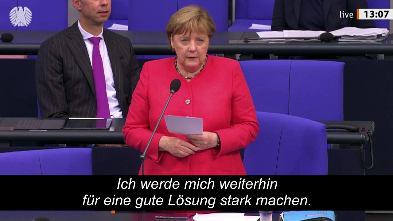 Merkel: EU muss sich auf Scheitern der Gespräche mit Großbritannien einstellen