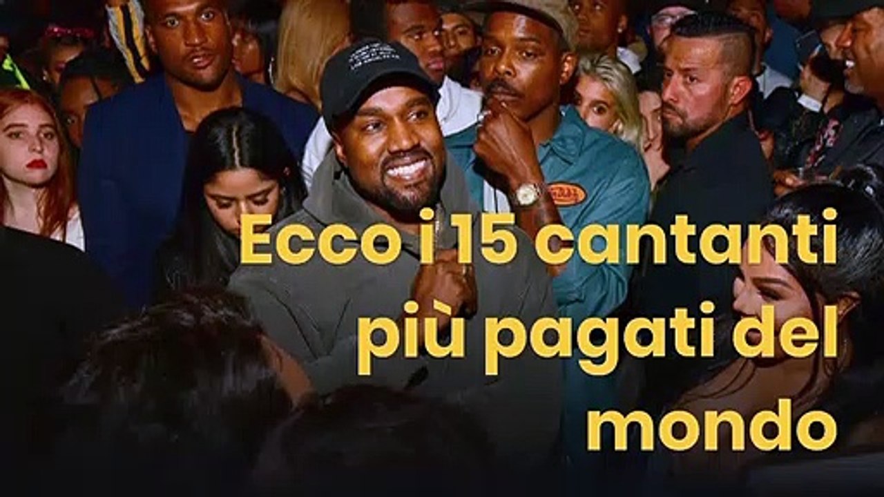 Ecco i 15 cantanti più pagati del mondo