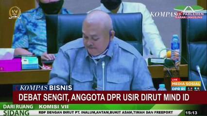 Anggota DPR Usir dan Ancam Copot Jabatan Dirut MIND ID