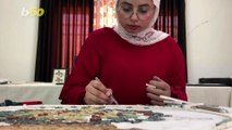 Teen Uses Prosthetic Arm to Help Create Beautiful Mosaics