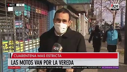 Así son los controles en Av. Gral. Paz y San Martín