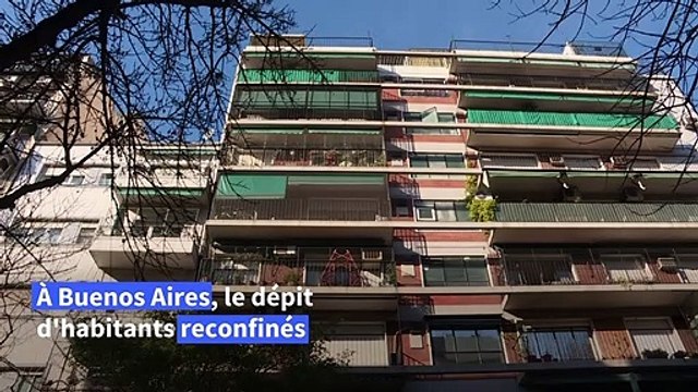 A Buenos Aires, la tristesse des Argentins toujours confinés