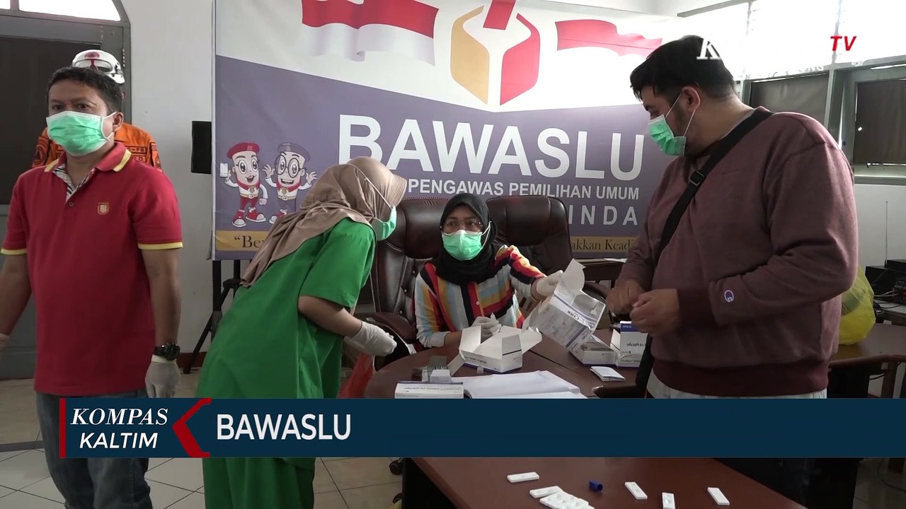 Bawaslu Samarinda Adakan Rapid Test