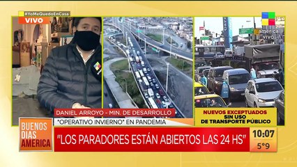 Se lanzó el "Operativo Frío" para las personas que viven en situación de calle