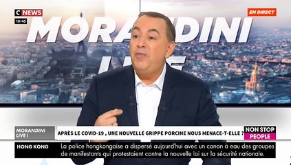 Faut-il s'inquiéter après la découverte en Chine d'un virus de grippe porcine ? Le docteur Jamil Rahmani répond en direct dans "Morandini Live" sur CNews