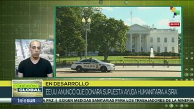 Anuncia EE.UU. supuesta ayuda humanitaria a refugiados sirios