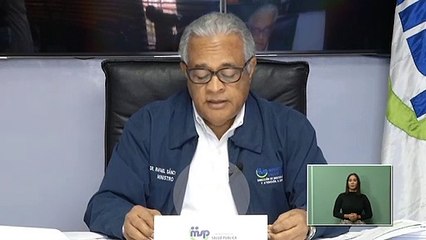 Se produce apagón en rueda de prensa Salud Pública