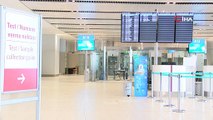 İstanbul Havalimanı'nda korona virüs test merkezi hizmete girdi