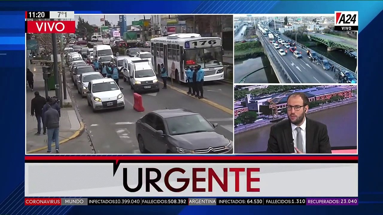 Durante un control: peatón tiene síntomas de coronavirus