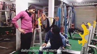 Gym Workout in USA vs India | Riraj Entertainment | Round2hell | R2h