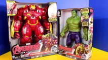 Marvel Interactive Titan Hero Tech Hulk & Hulk Buster Toy Battle Iron Man