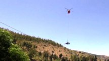 Collesano (PA) - Recuperata carcassa elicottero precipitato (01.07.20)