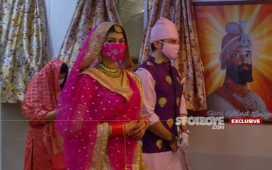 Manish Raisinghan-Sangeita Chauhaan Wedding Of The Bride And Groom From The Gurudwara