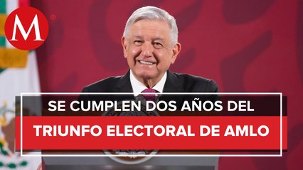En dos años en el gobierno, AMLO dice que resultados han sido buenos
