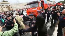 Protestas contra el plan de Putin en su ciudad natal
