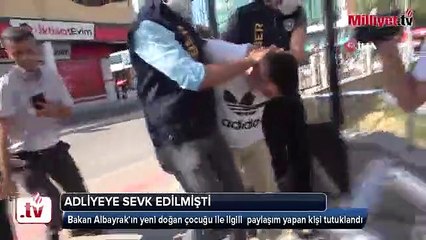 Albayrak ailesine yönelik ahlaksız paylaşım yapan şüpheli tutuklandı