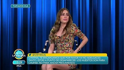 Download Video: ¡Cynthia Rodríguez está de regreso en la silla de los Tuitazos VLA! ¿Qué dijeron? | Venga La Alegría