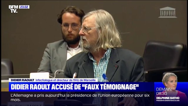 Didier Raoult accusé de faux témoignage par le directeur de l'AP-HP