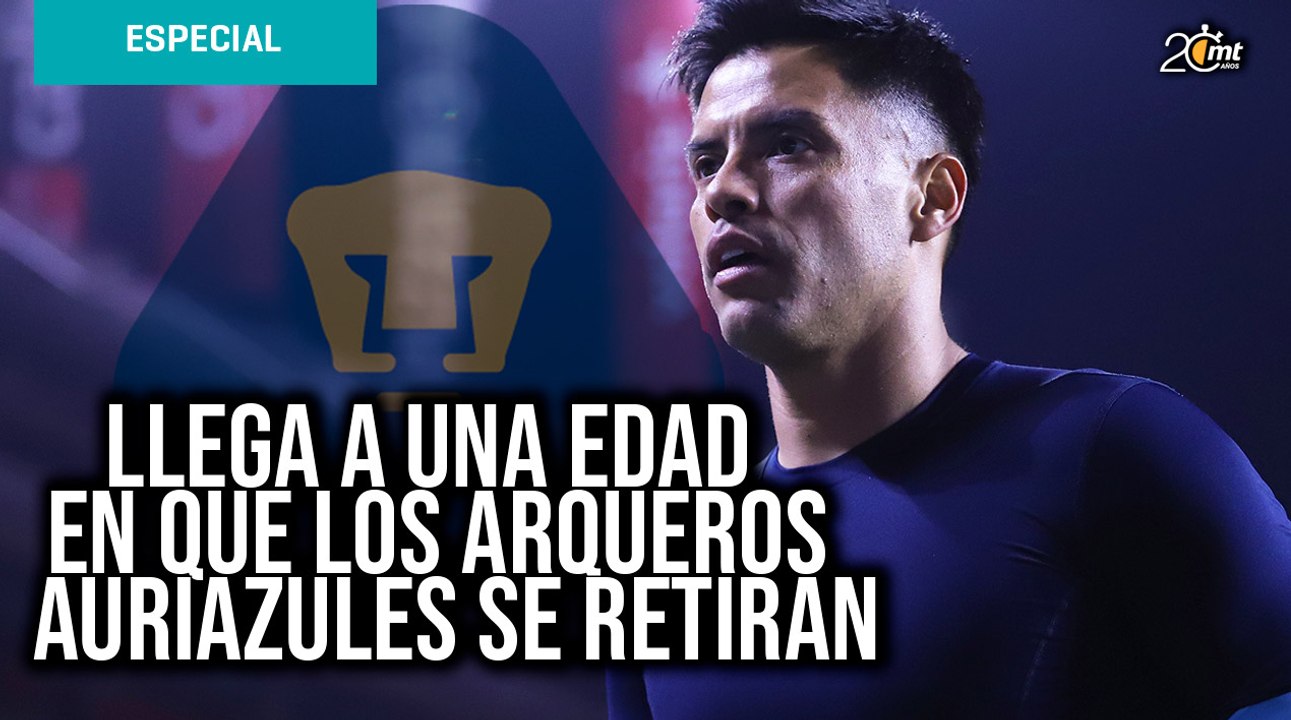 Alfredo Talavera llega a Pumas a una edad en que los arqueros auriazules se retiran