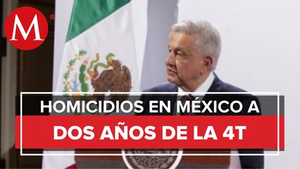 Número de homicidios dolosos se ha mantenido sin aumentos sensibles: AMLO