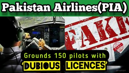 ✅Pakistan International Airlines(PIA), Grounds 150 pilots‍✈️ with ‘Dubious Licences’.| #PIA