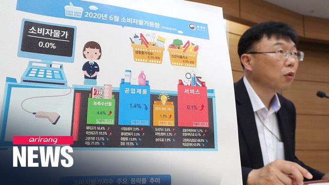 S. Korea's Consumer Price Index inflation rate 0.0% y/y in June: Statistics Korea
