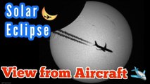 ✅Solar Eclipse View Footage from Aircraft | #Solareclipse