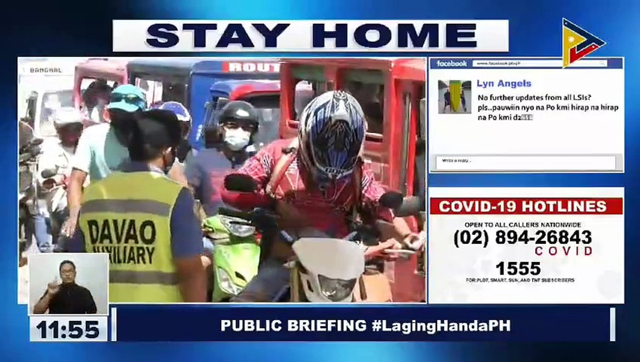 #LagingHanda | Paggamit ng food and medicine pass, patuloy sa Davao City na naka-MGCQ na