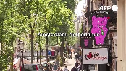 Brothels reopen in Amsterdam's red light district