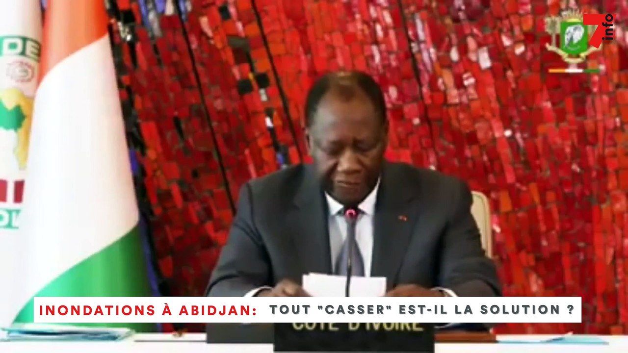 Inondations à Abidjan | Tout "casser" est-il la solution? Les ivoiriens se prononcent.