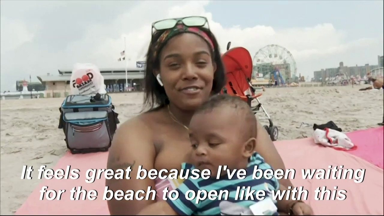 'It feels great': New York City beaches reopen for swimming
