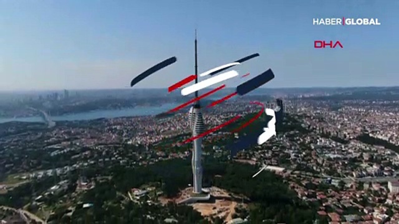 Çamlıca televizyon kulesinde sona yaklaşıldı