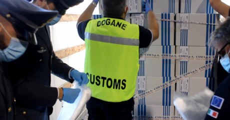 Genova - Indumenti protettivi monouso consegnati ad ospedali (02.07.20)