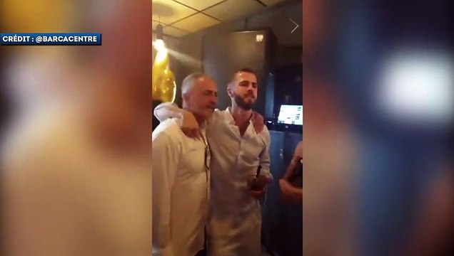 Miralem Pjanic fond en larmes après sa signature au Barça