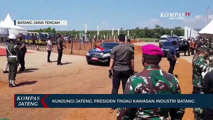 Kunjungi Jateng, Presiden Tinjau Kawasan Industri Batang