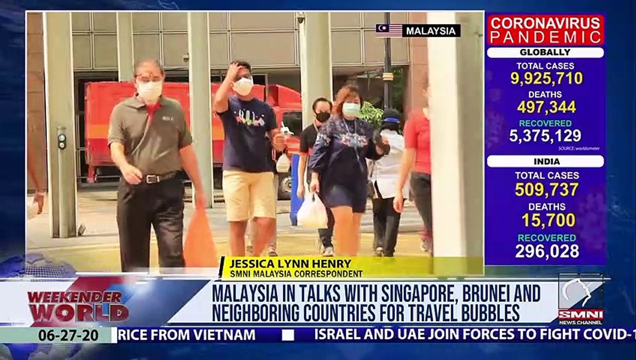 Malaysia in talks with Singapore, Brunei and neighboring countries for travel bubbles