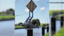 ‘Flying Drawbridge’ Lifts a Whole Chunk of Road For Passing Boats