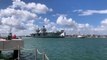 HMS Queen Elizabeth returns to Portsmouth